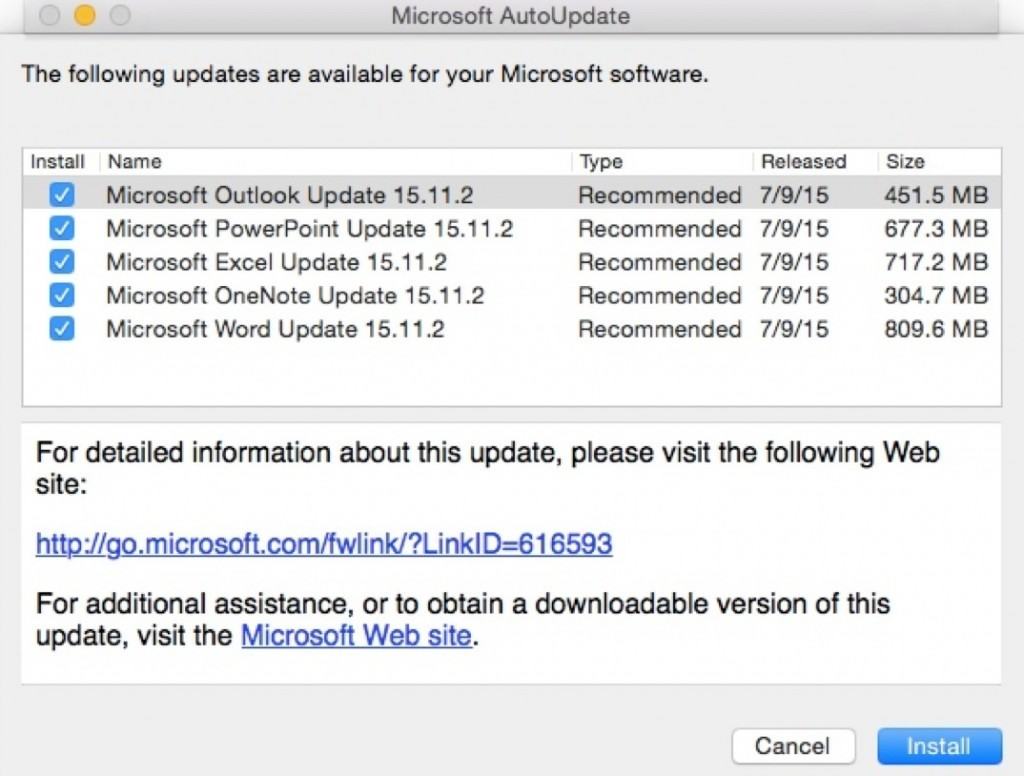 Update Word For Mac